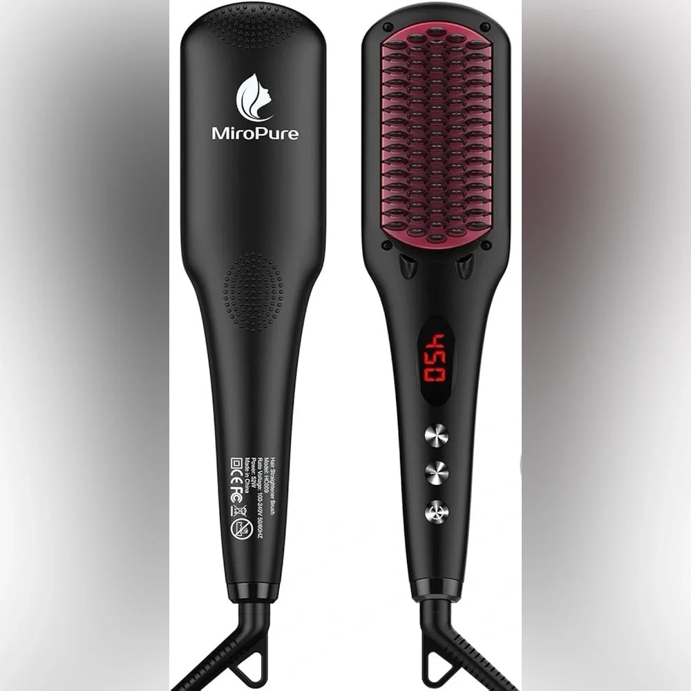 MiroPure Black Hair Straightening Brush